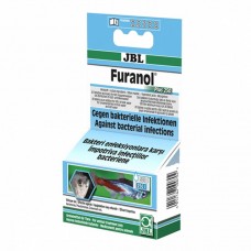 JBL Furanol Plus 250 - ефективен при лечение на Aeromonas, Pseudomonas, Columnaris, Flexibacter, Streptococcus бактерии и др. 20 таблетки